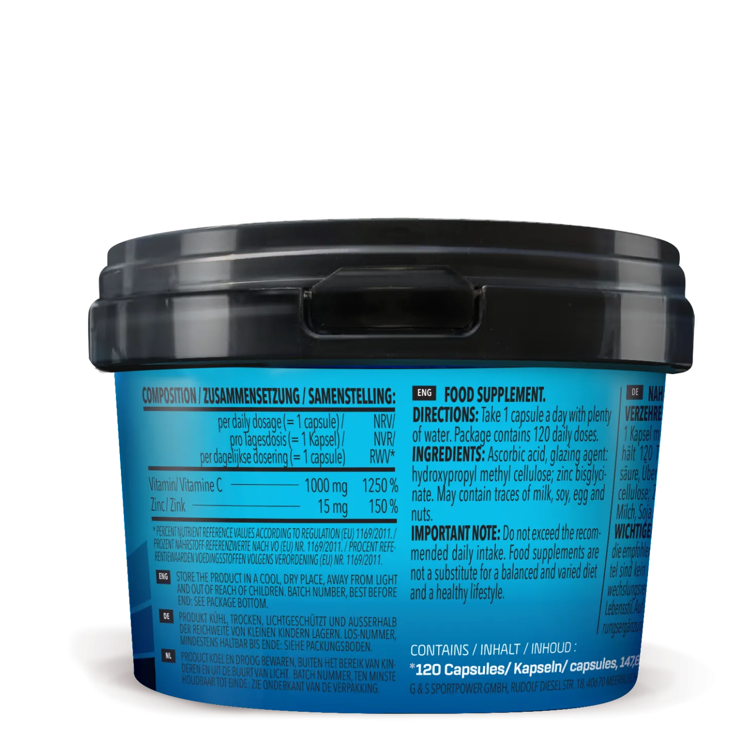 Vitamin C + Zinc (120 Kapseln)