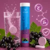Vitamin C + Zink - Cassis (20 Brausetabletten) - 6er Pack