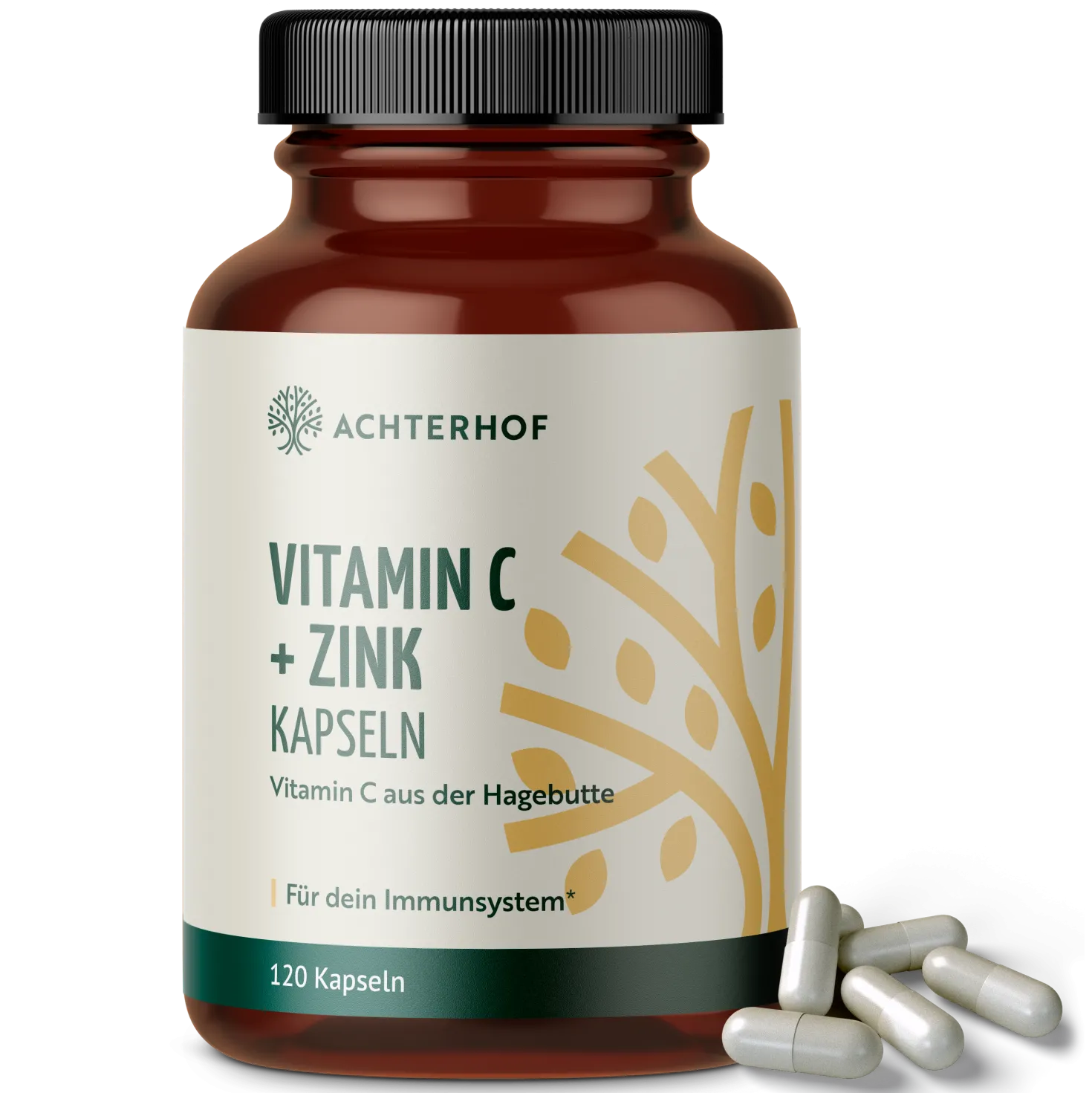 Vitamin C + Zink Kapseln (120 Kapseln)