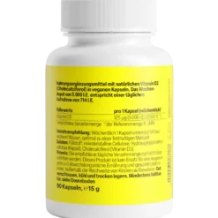 Vitamin D3 5000 I.E. Wochendepot (90 Kapseln)