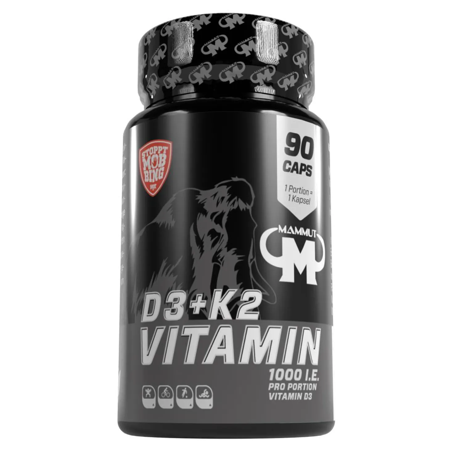 Vitamin D3 + K2 (90 Kapseln)