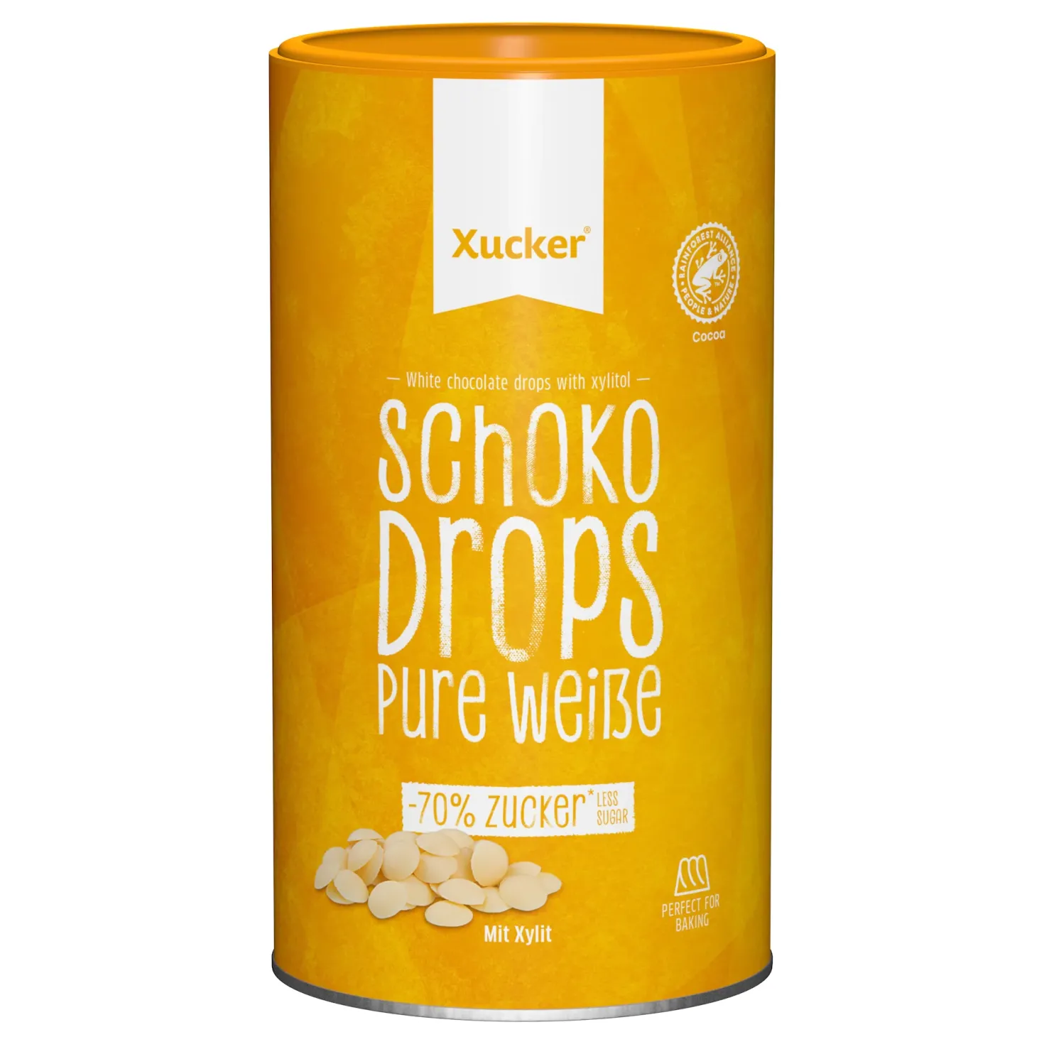 Weiße Schokodrops mit finnischem Xylit (750g)
