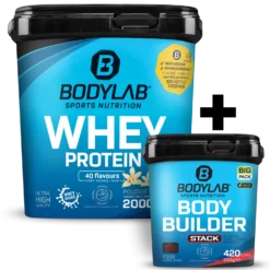 Whey + BIG PACK Bodybuilder Stack (420 Kapseln)