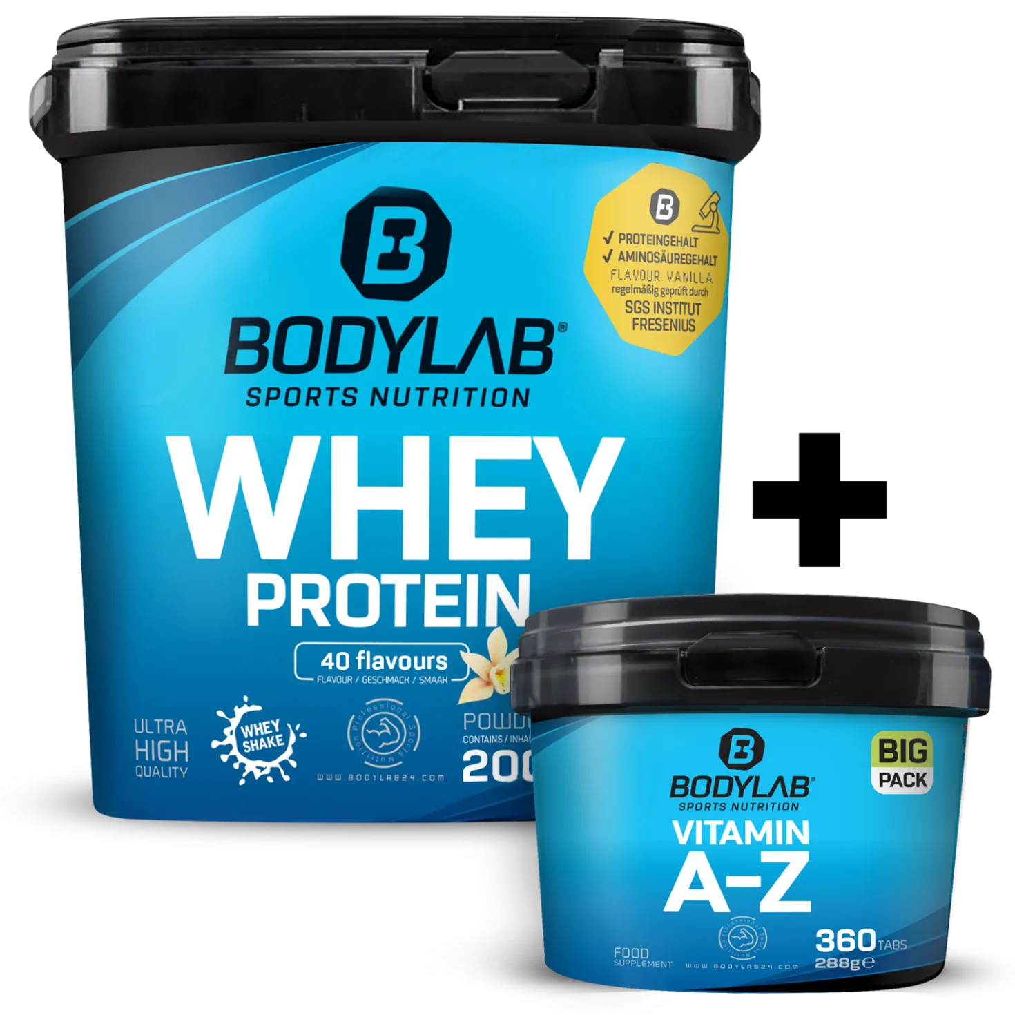 Whey + BIG PACK Vitamin A-Z (360 Tabletten)