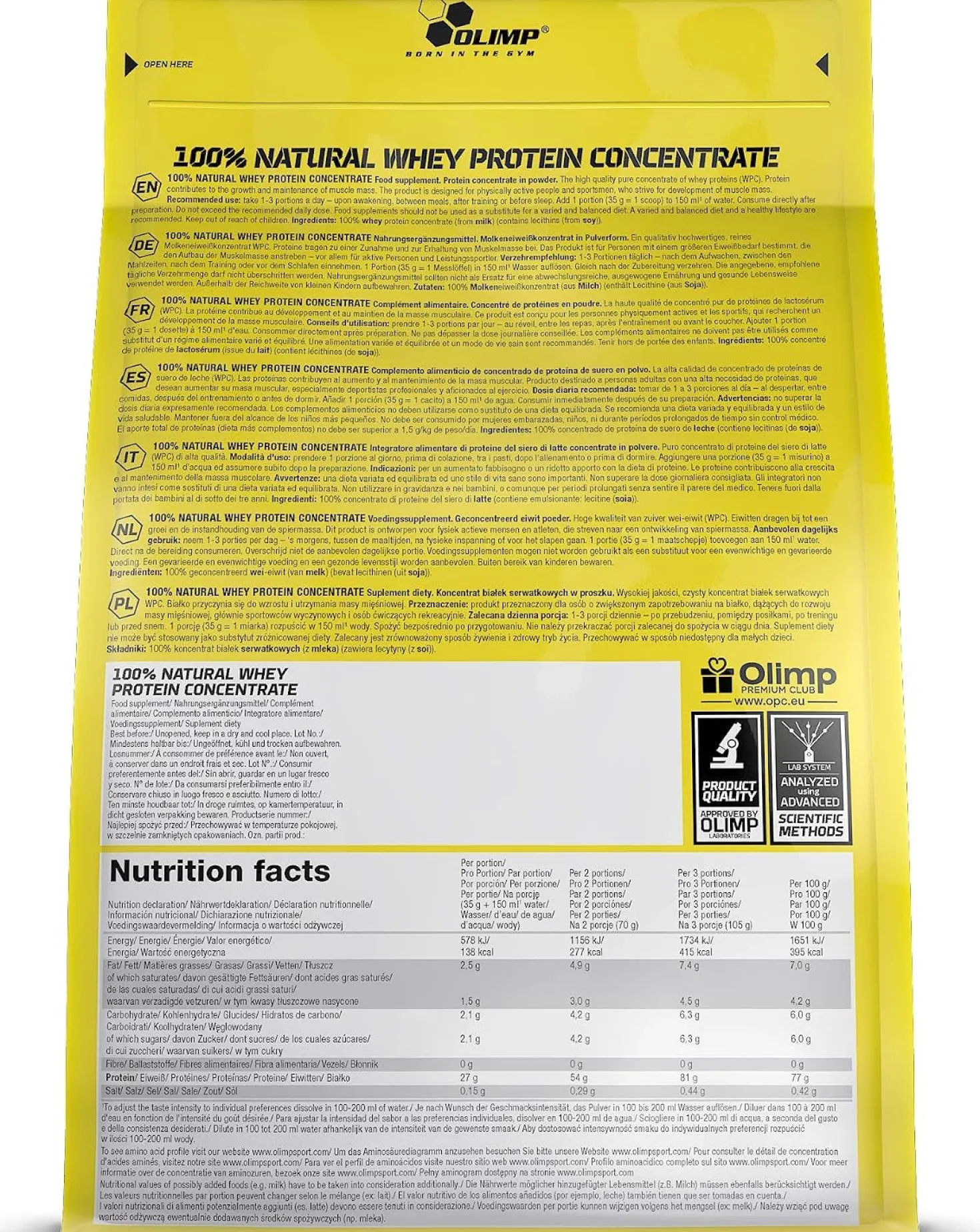 100% Whey Protein Concentrate (700g)