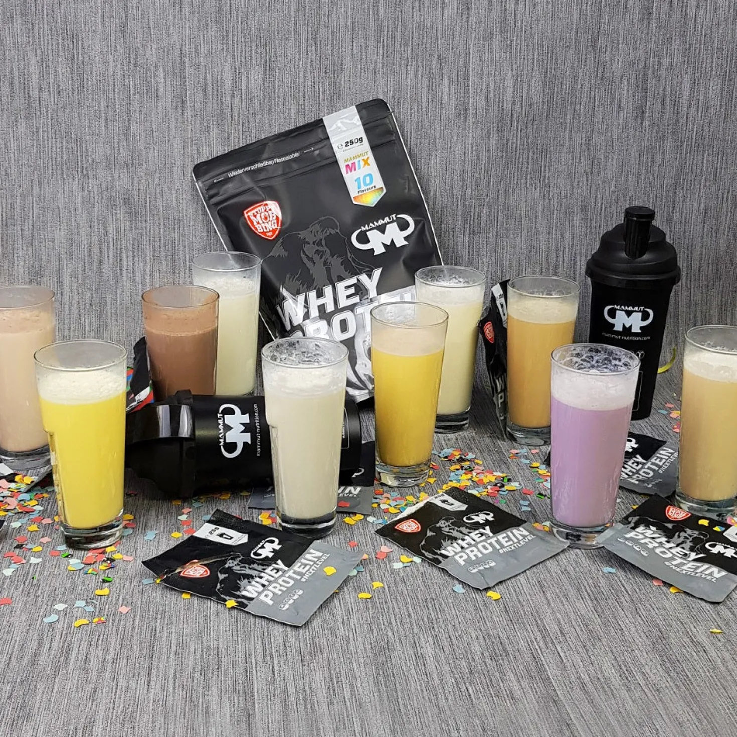 Whey Protein Mixed Beutel - 10 Geschmacksrichtungen (10x25g)