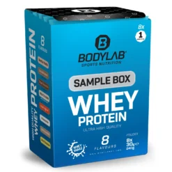 Whey Protein Probierboxen (8 Proben je 30g)