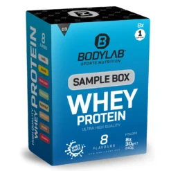 Whey Protein Probierboxen (8 Proben je 30g)