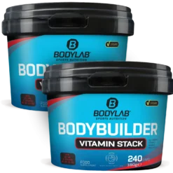 2 x Bodybuilder Vitamin Stack (je 240 Kapseln)