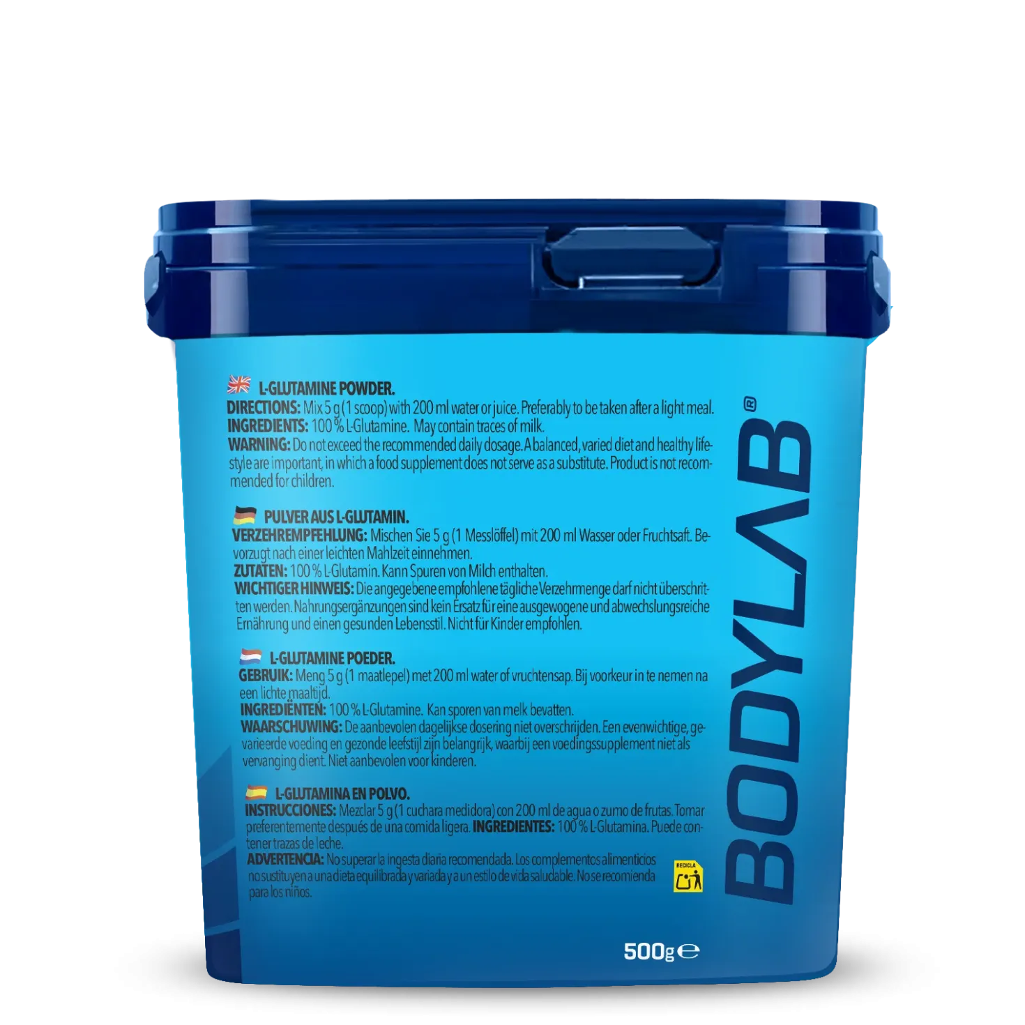 2 x Bodylab24 Glutamin Powder (je 500g)