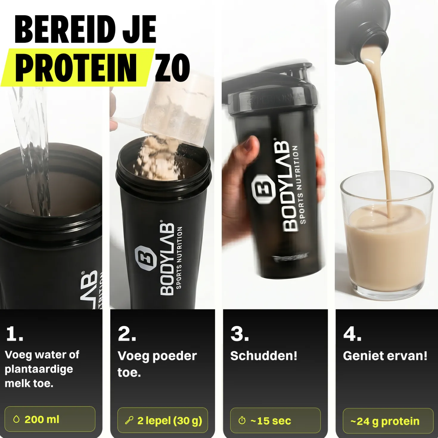2 x Bodylab24 Vegan Protein (1000g)