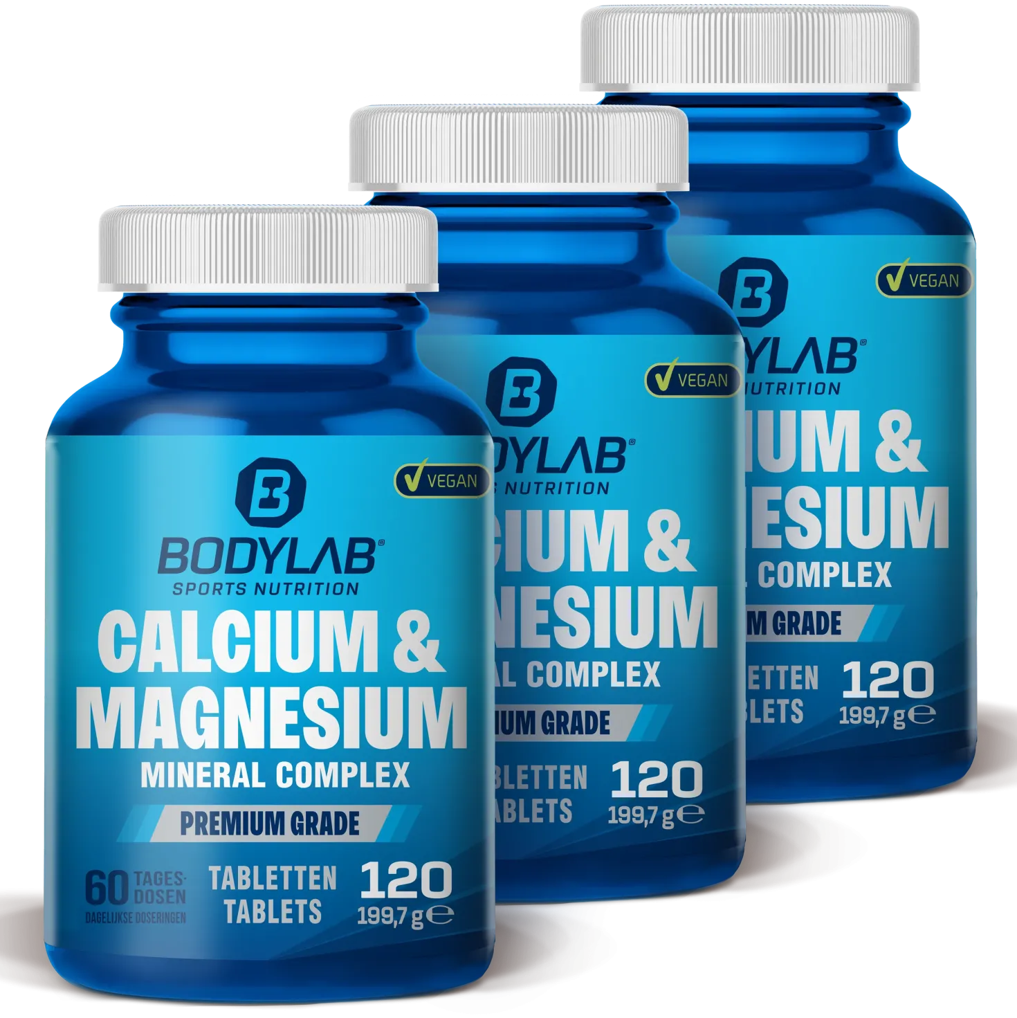 3 x Calcium & Magnesium Complex (120 Tabletten)