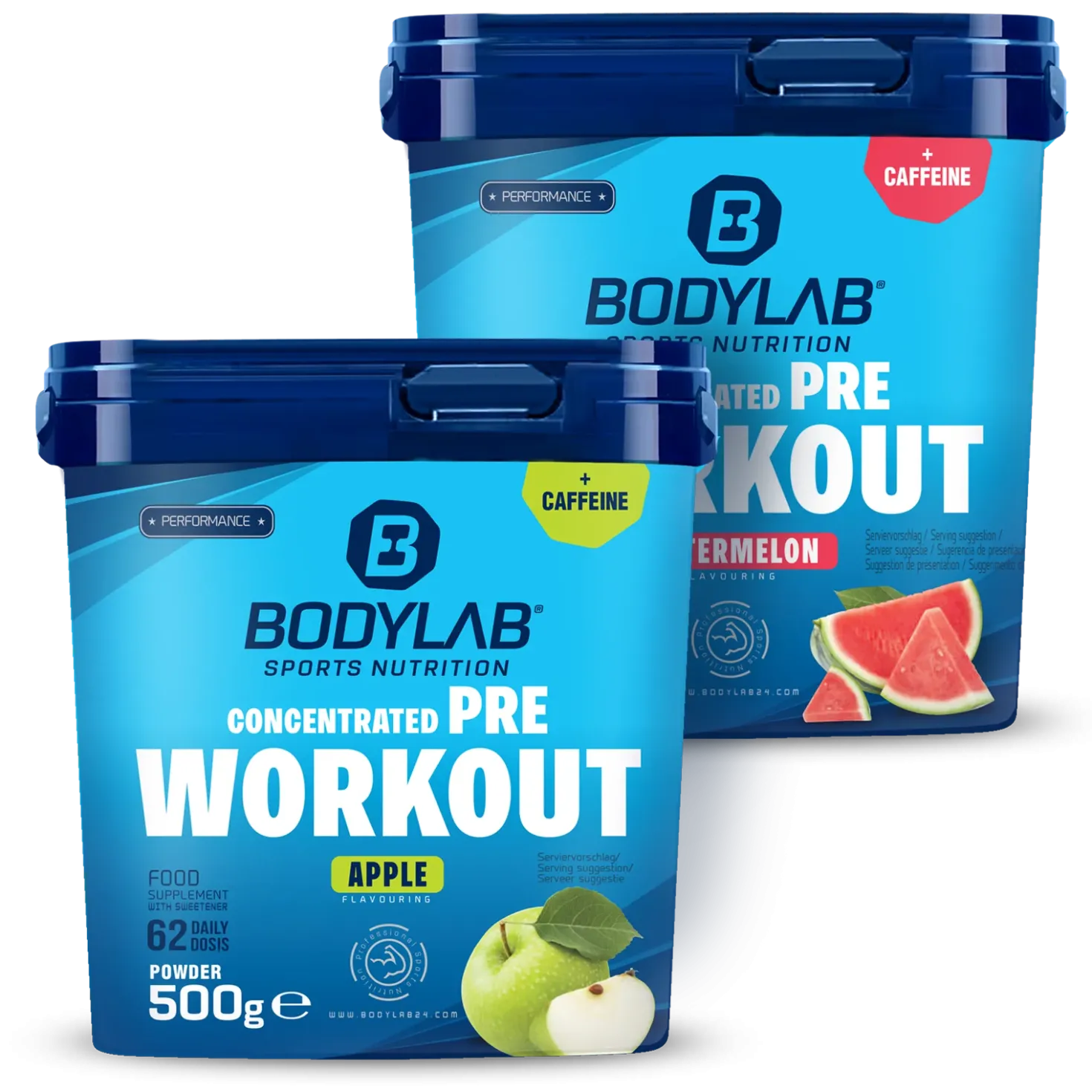 2 x Concentrated Pre Workout (500g)