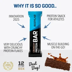 2 x Crunchy Protein Bar Deluxe (je 12x65g)