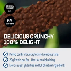 3 x Crunchy Protein Bar Deluxe (je 12x65g)