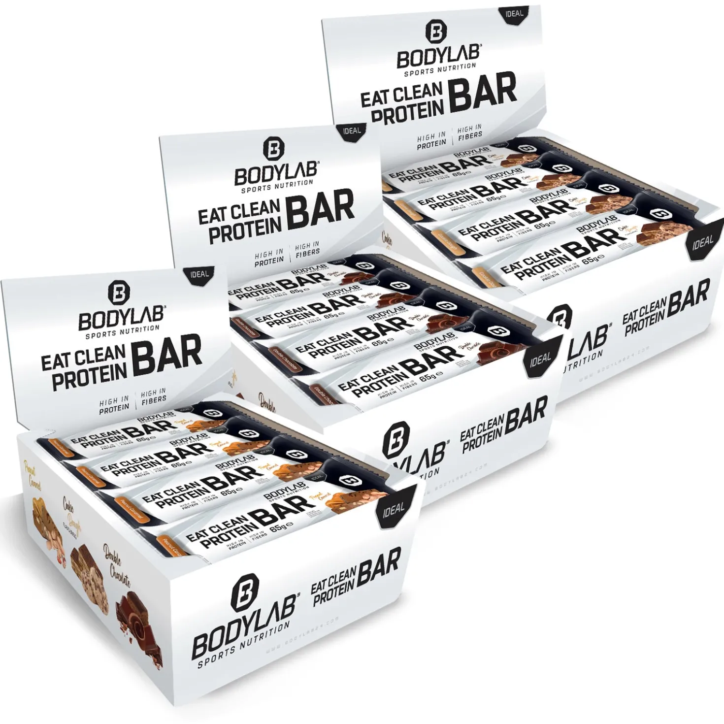 3 x Eat Clean Protein Bar (je 12x65g)