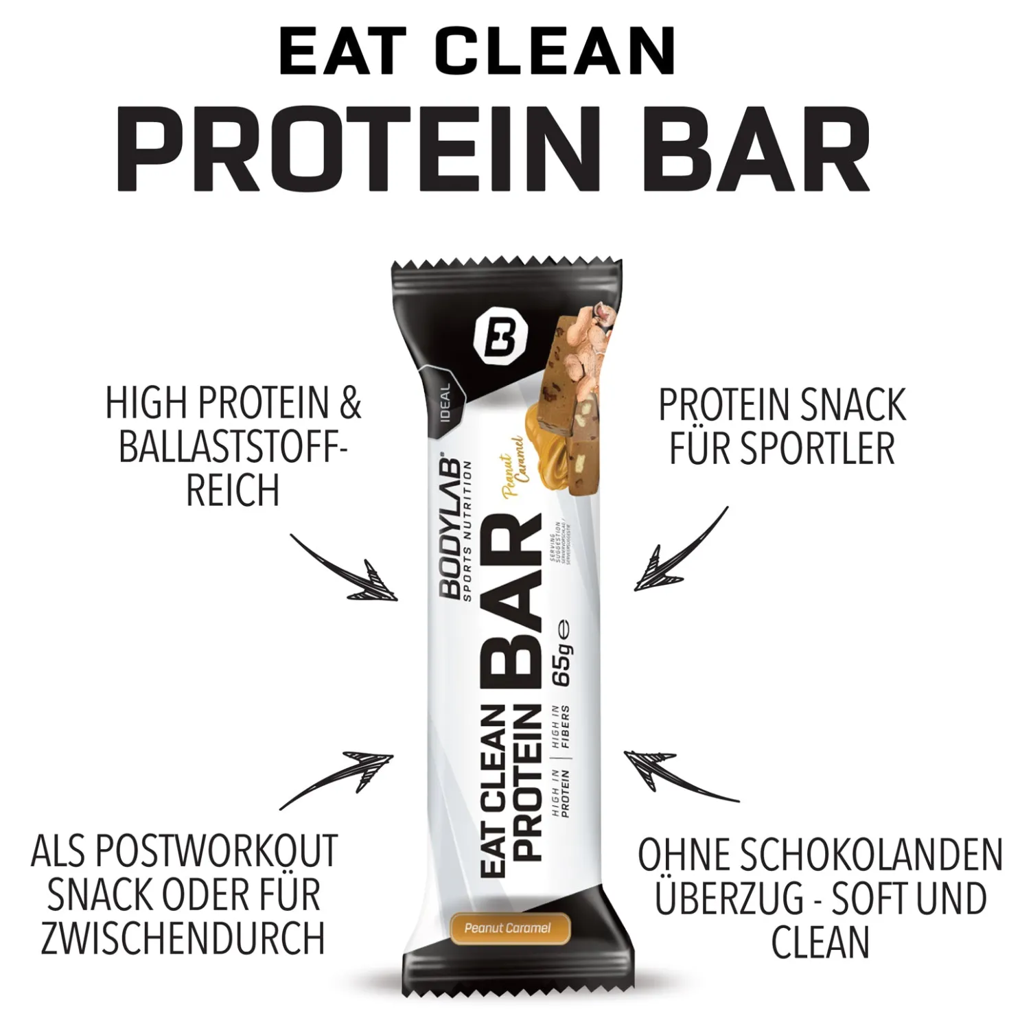 3 x Eat Clean Protein Bar (je 12x65g)
