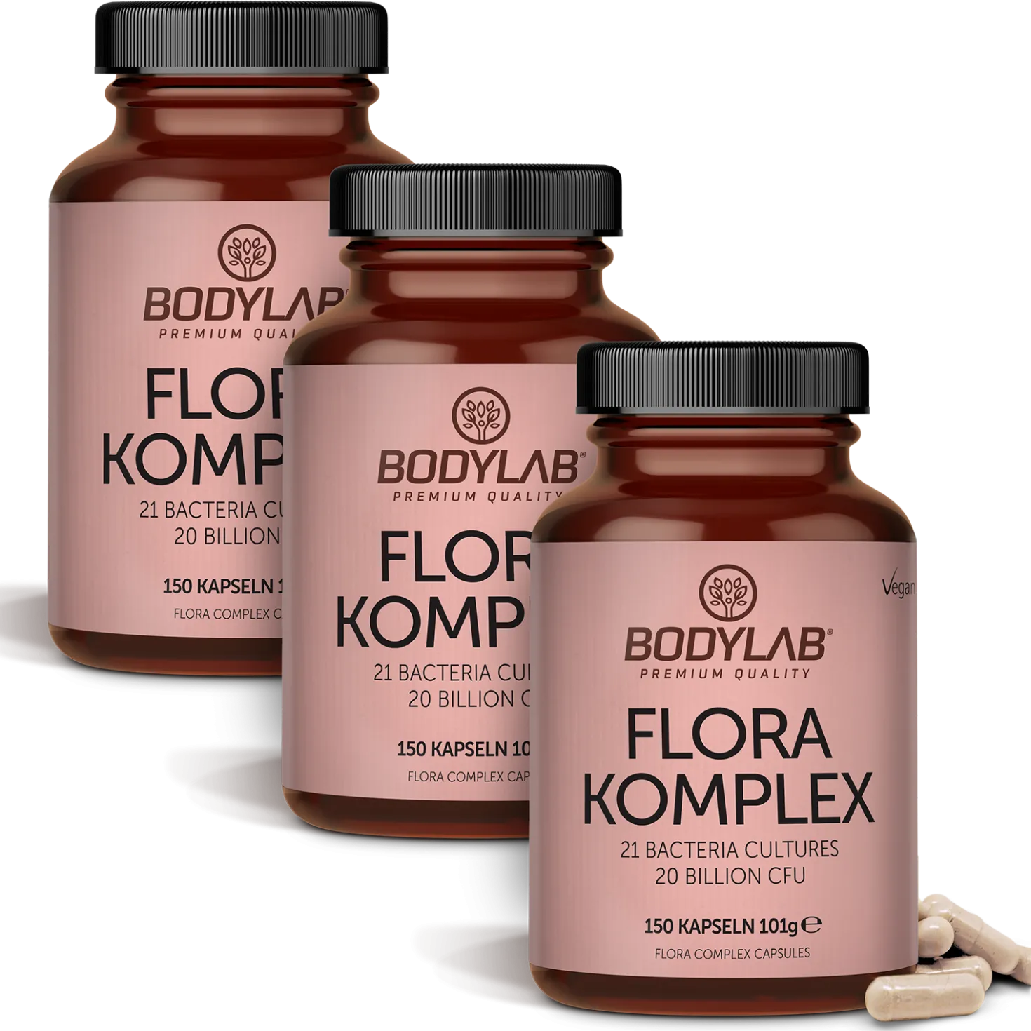 3 x Flora Complex / Komplex (3 x 150 Kapseln)