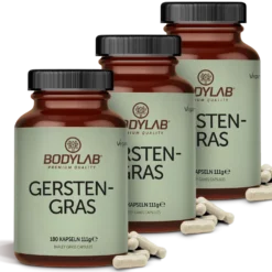 3 x Gerstengras in Kapselform (3 x 180 Kapseln)