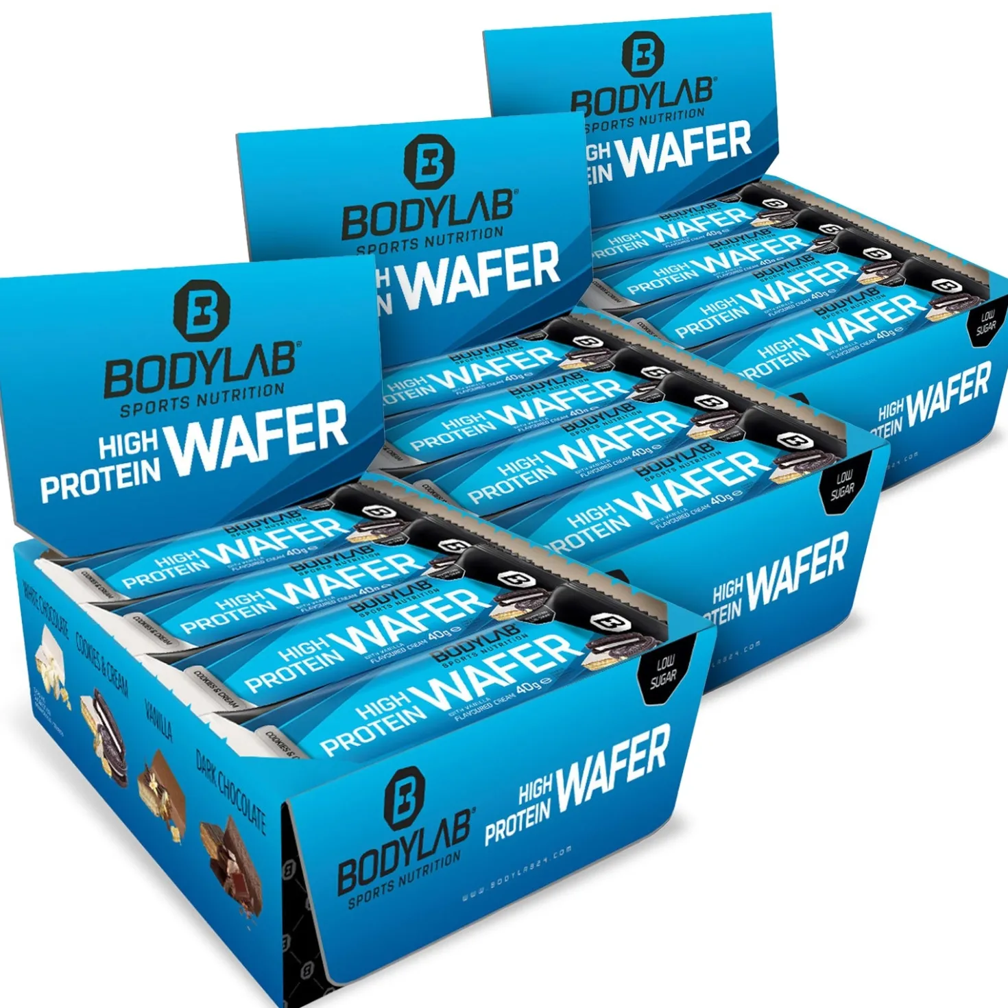 3 x High Protein Wafer (12x40g)
