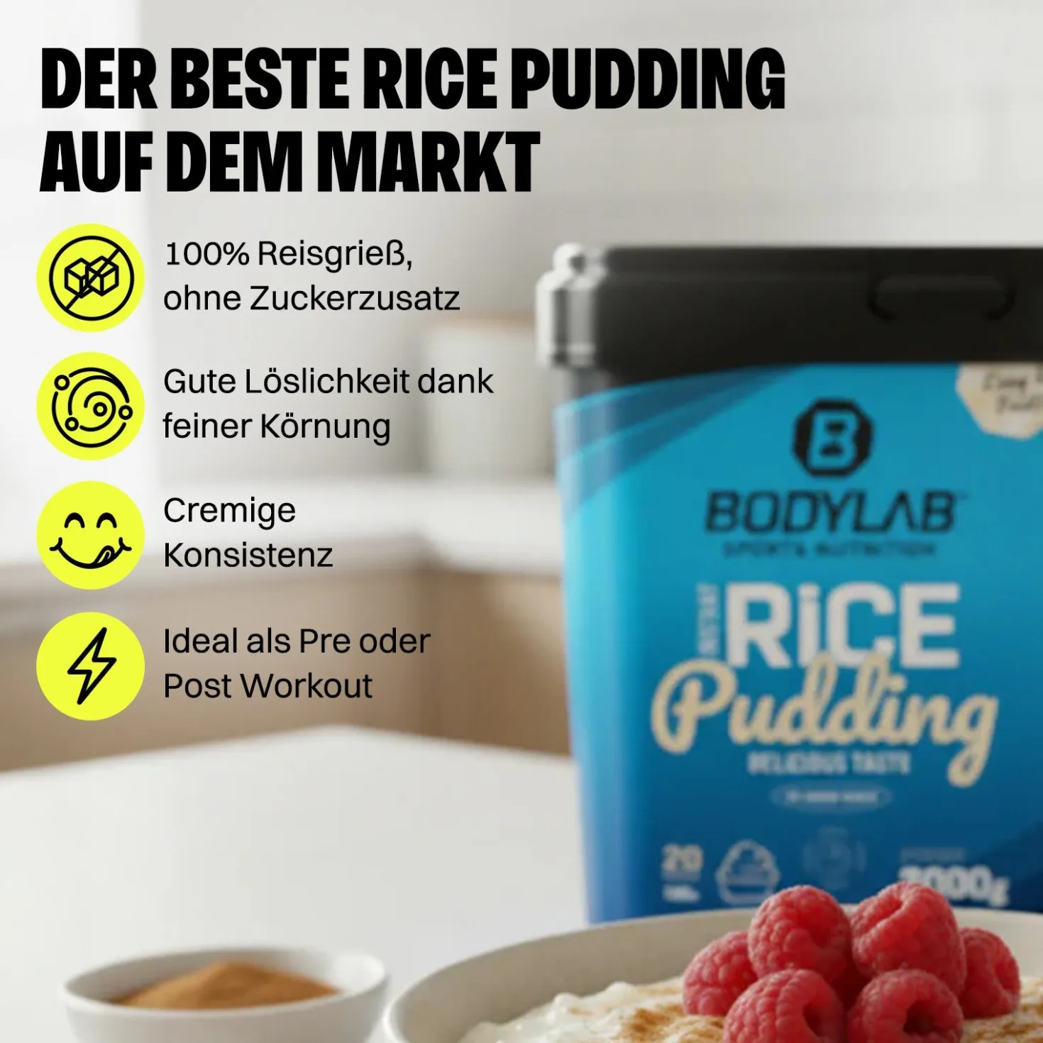 3 x Instant Rice Pudding (je 2000g)