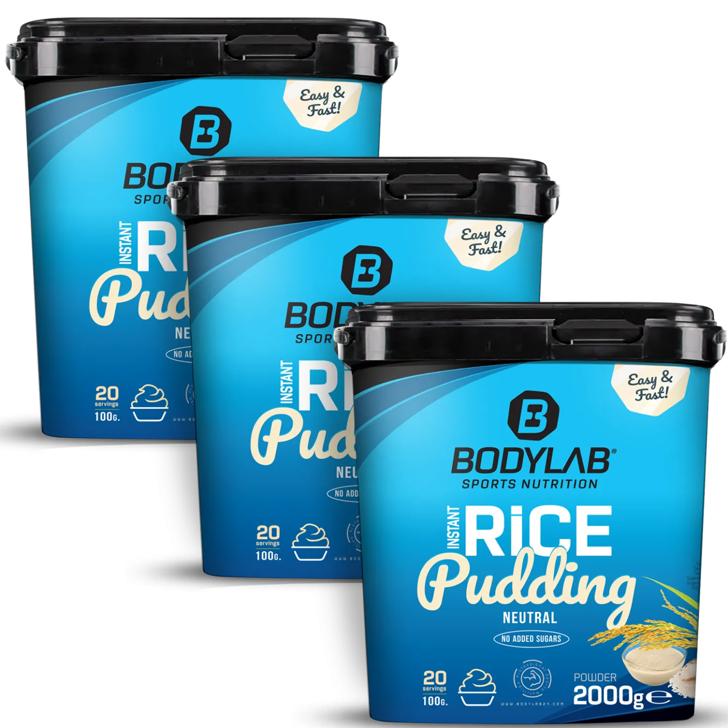 3 x Instant Rice Pudding (je 2000g)