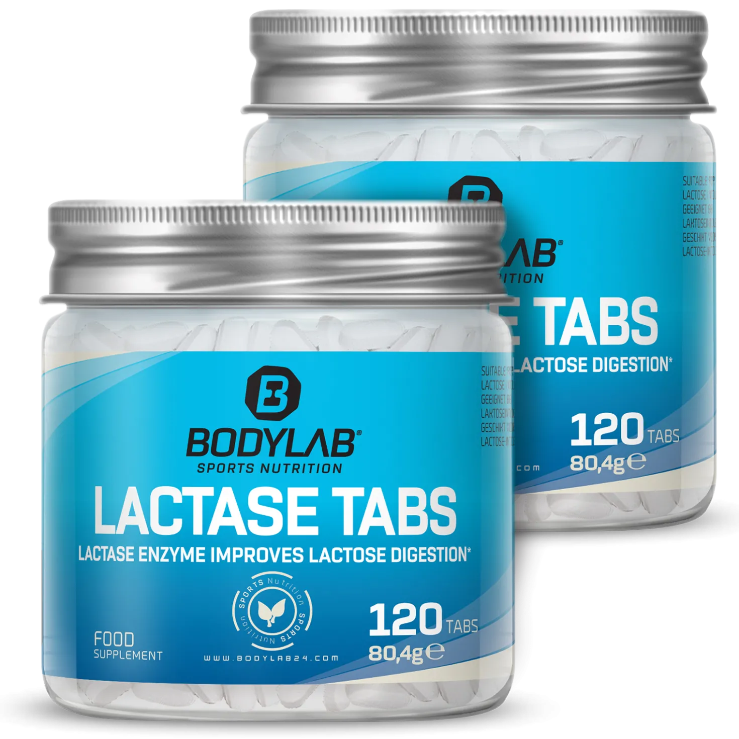 2 x Lactase Tabs (je 120 Tabletten)