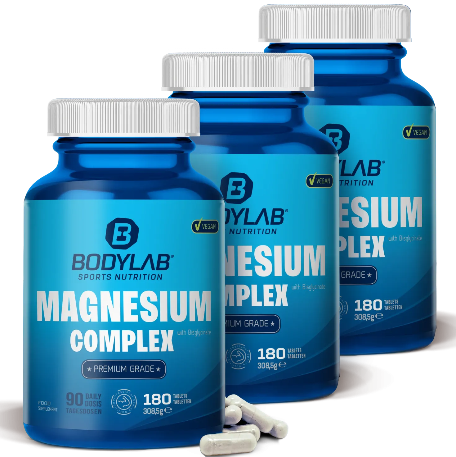 3 x Magnesium Complex (je 180 Tabletten)