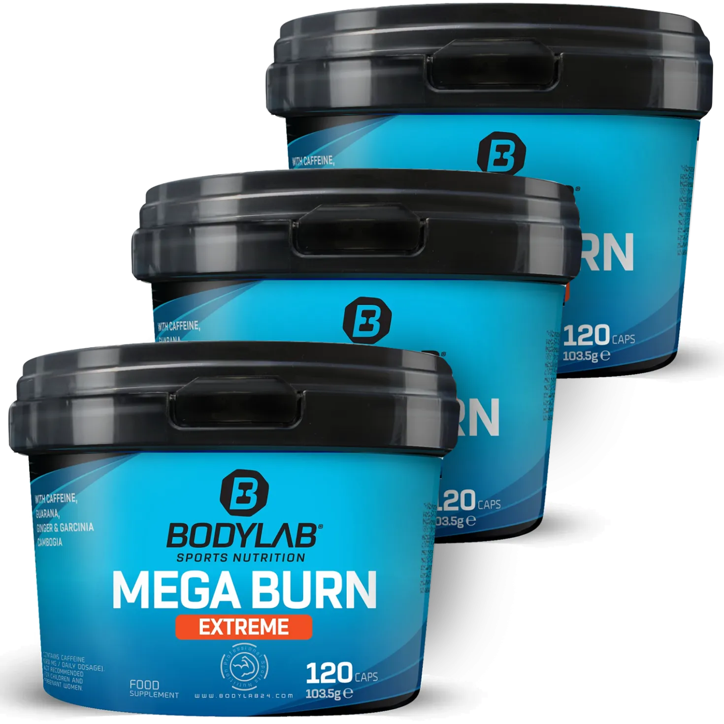 3 x Mega Burn Extreme (je 120 Kapseln)