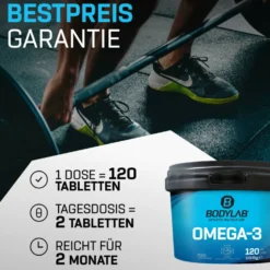 3 x Omega-3 (je 120 Kapseln)