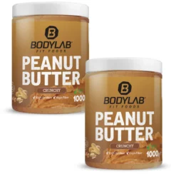 2 x 100% Peanut Butter in crunchy oder smooth