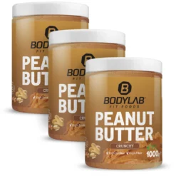 3 x 100% Peanut Butter in crunchy oder smooth