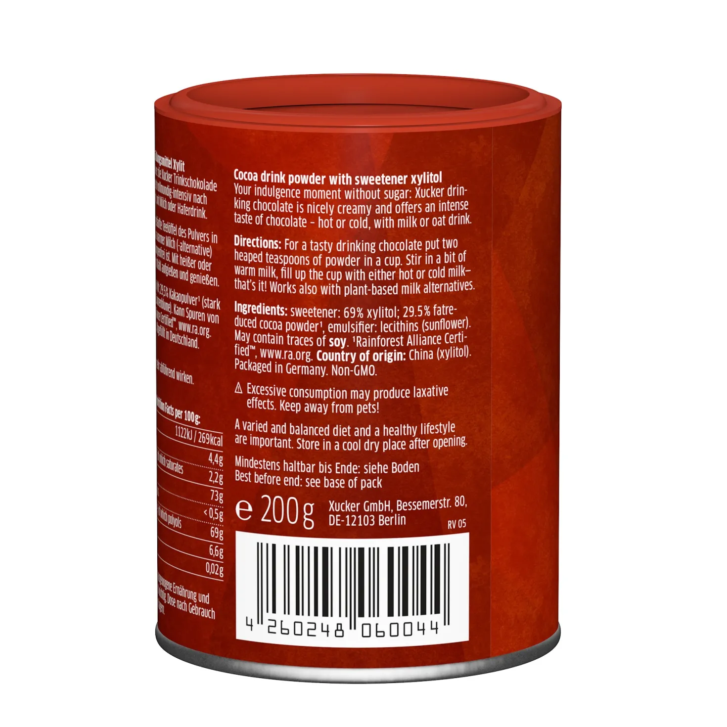 Xucker Heiße Schokolade (200g)