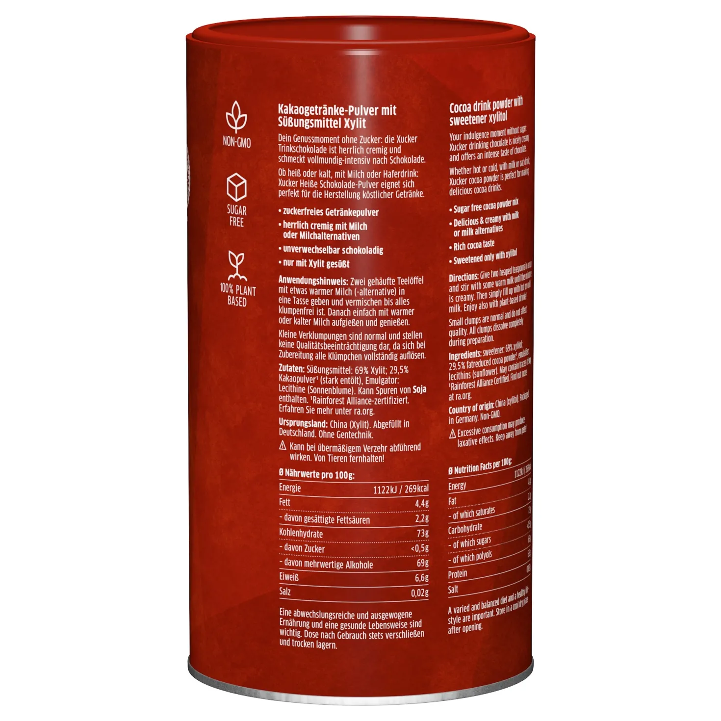 Xucker Heiße Schokolade (800g)