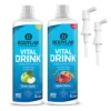 2 x Vital Zero Drink (je 1000ml) + 2 Dosierpumpen
