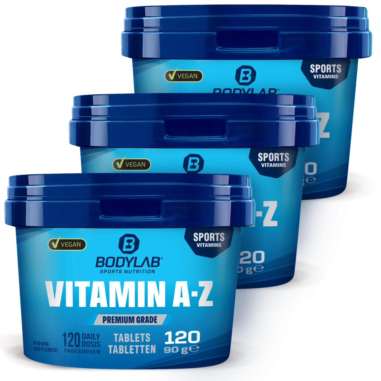 3 x Vitamin A-Z (je 120 Tabletten)