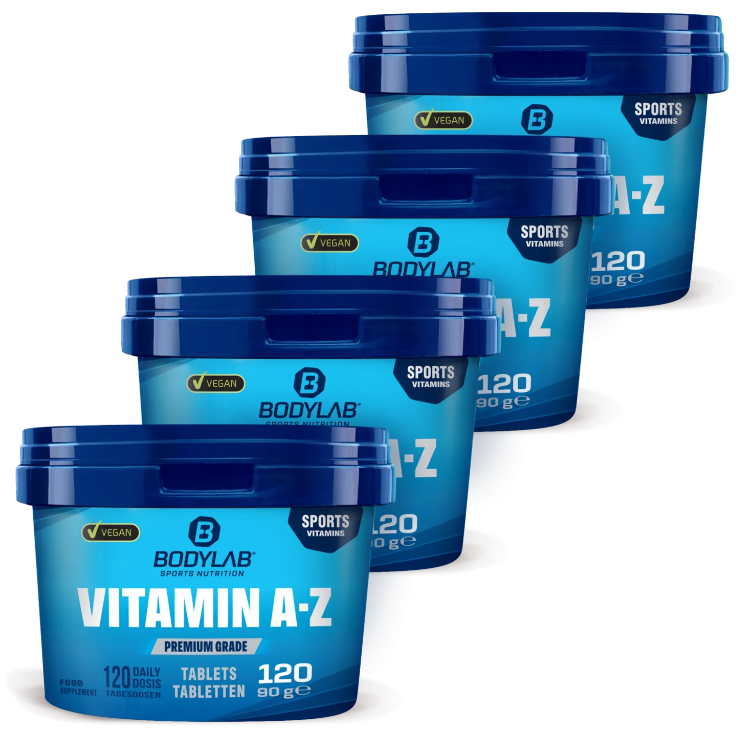 4 x Vitamin A-Z (je 120 Tabletten)