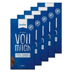 5x Xylit-Vollmilchschokolade (5x80g)
