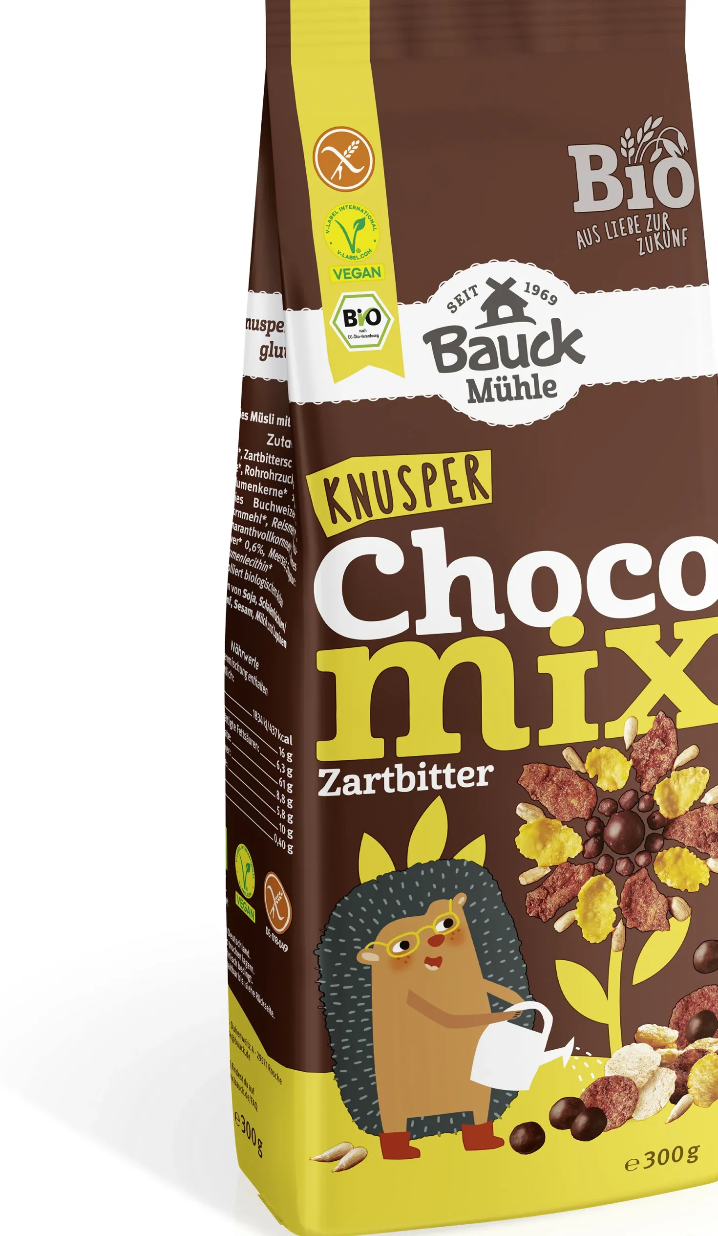 Zartbitter Knusper Frühstück glutenfrei bio (300g)