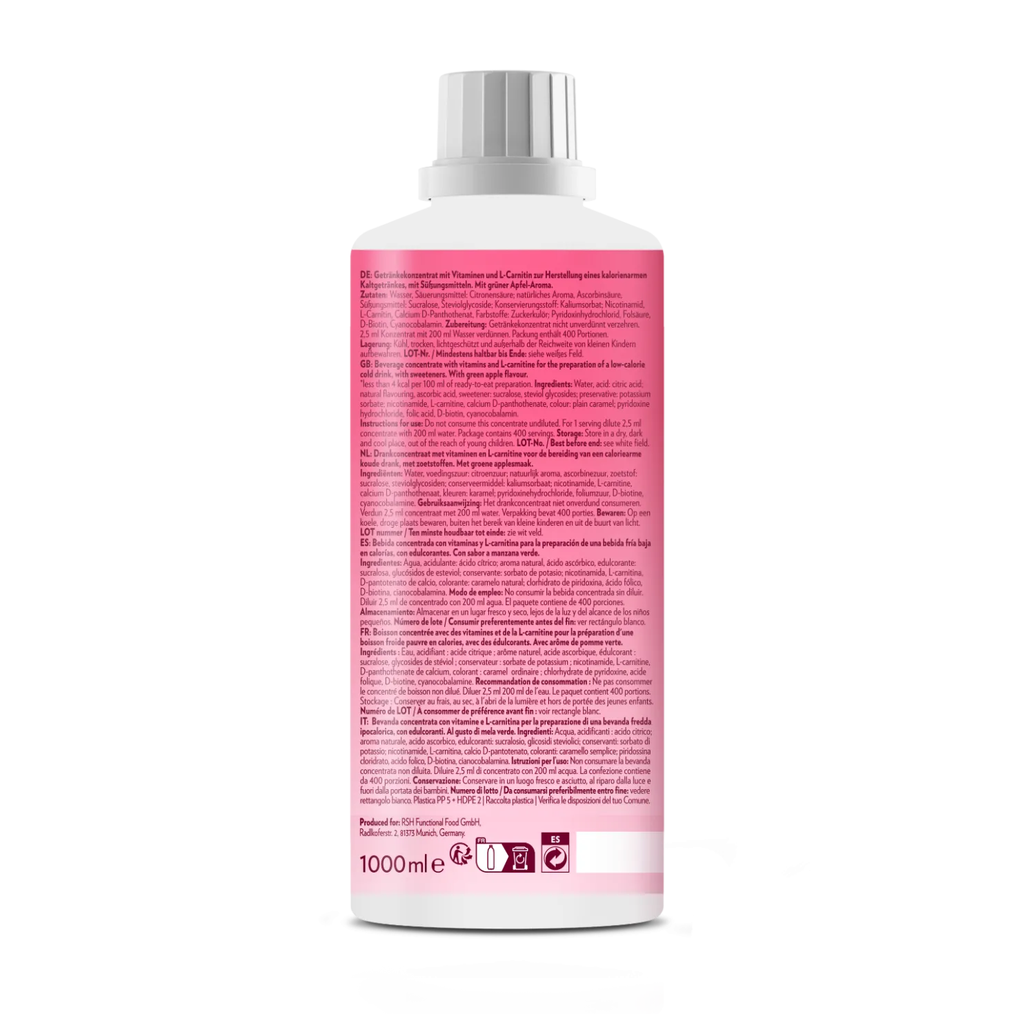 Zero Drink (1000ml) + Dosierspender