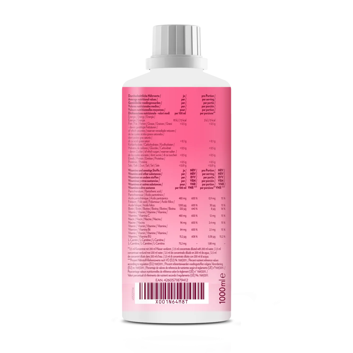 Zero Drink (1000ml) + Dosierspender