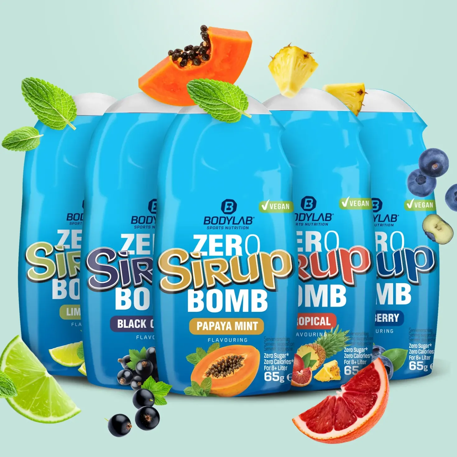 ZERO Sirup BOMB 1.0 - 4.0 Box (5x65ml)