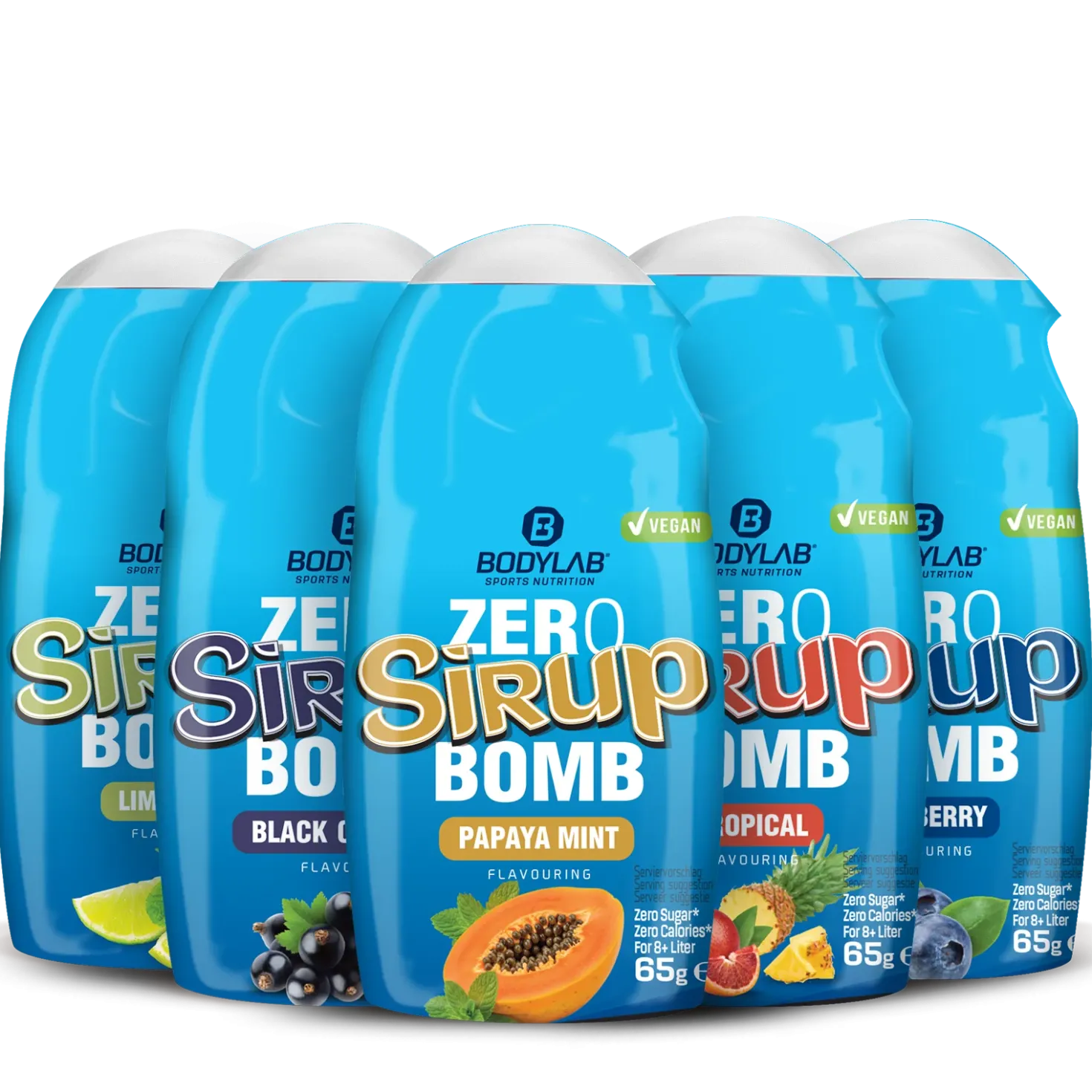 ZERO Sirup BOMB 1.0 - 4.0 Box (5x65ml)