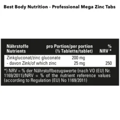 Zinc Tabs (150 Tabletten)