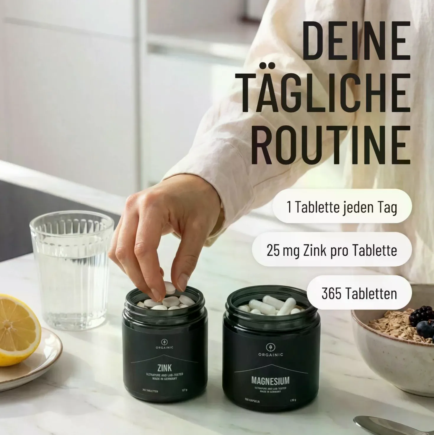 Zink Bisglycinat (365 Kapseln)