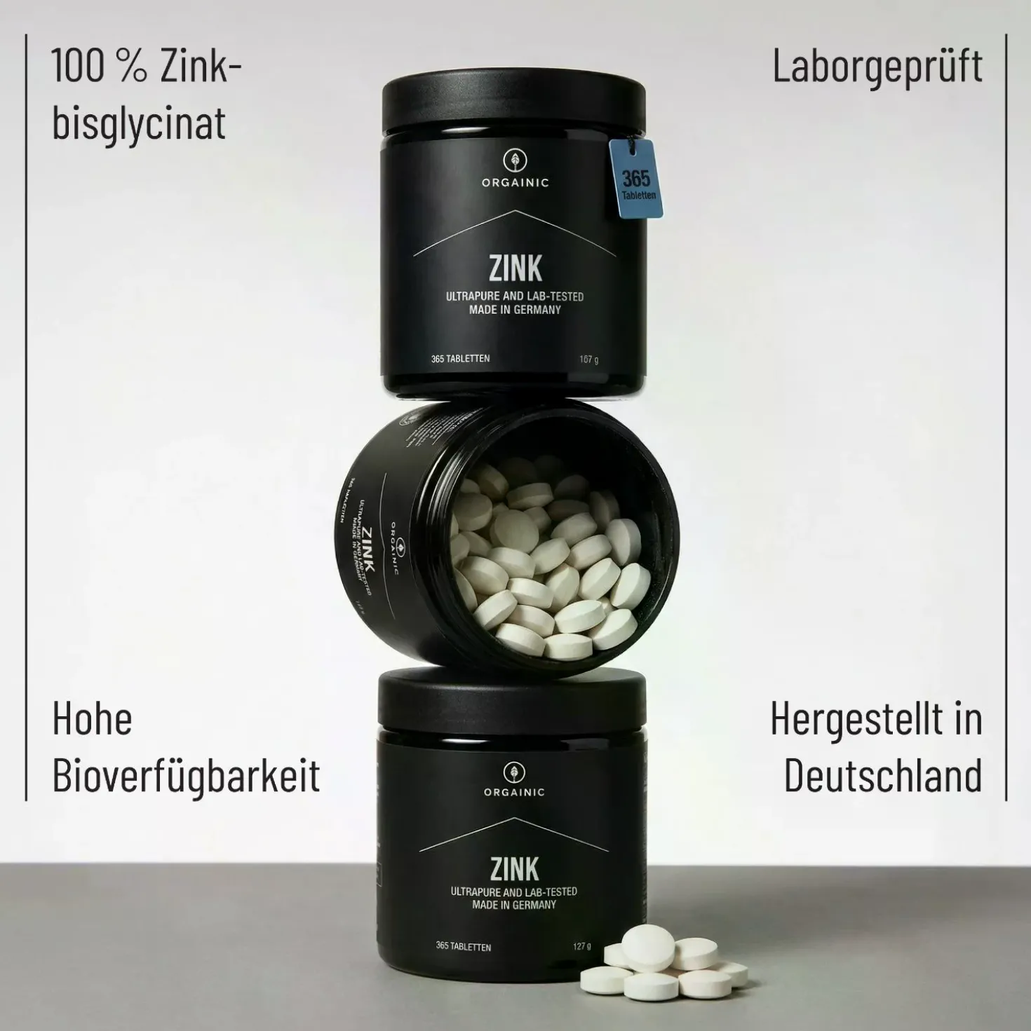 Zink Bisglycinat (365 Kapseln)
