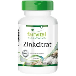 Zinkcitrat mit 50mg Zink (90 Kapseln)
